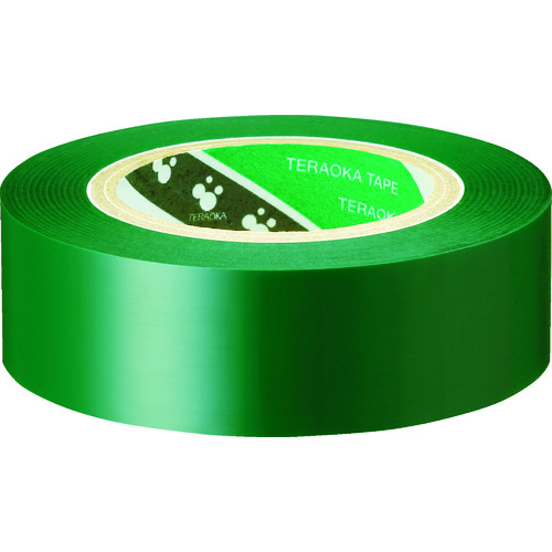 トラスコ中山 TERAOKA ポリエステルフィルム粘着テープNO.631S #25緑 19mm×30m（ご注文単位1巻）【直送品】