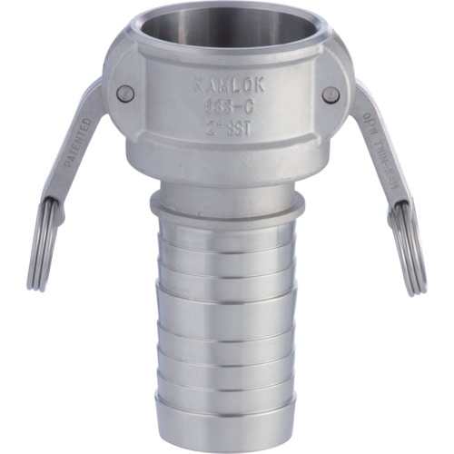 トラスコ中山 トヨックス カムロック カプラー ホースシャンク ステンレス 633-C 1-1/4インチ SST(ご注文単位1個)【直送品】