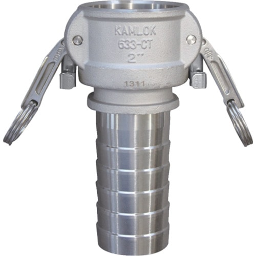 トラスコ中山 トヨックス カムロック ツインロックタイプカプラー ホースシャンク(細め) ステンレス 633-CTL 1-1/4インチ SST(ご注文単位1個)【直送品】