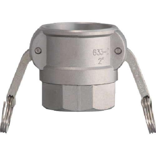 トラスコ中山 トヨックス カムロック カプラー メネジ アルミ 633-DB 1インチ AL(ご注文単位1個)【直送品】