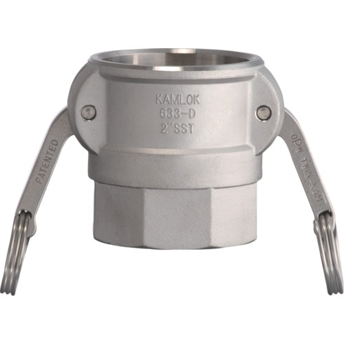 トラスコ中山 トヨックス カムロック カプラー メネジ ステンレス 633-DB 1インチ SST(ご注文単位1個)【直送品】