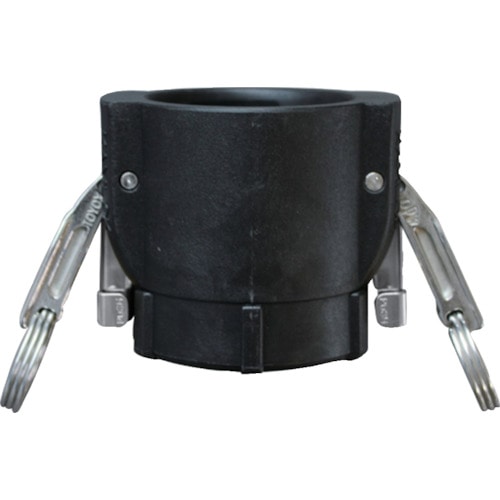 トラスコ中山 トヨックス カムロック ツインロックタイプカプラー メネジ PP 633-DBL 1インチ PP(ご注文単位1個)【直送品】