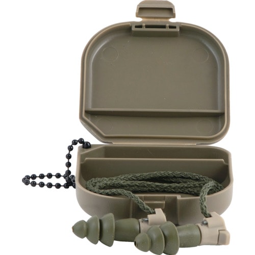 トラスコ中山 MOLDEX 耐衝撃音用耳せん BATTLEPLUGS Mサイズ(ご注文単位1組)【直送品】