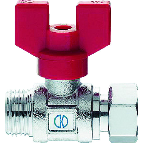 トラスコ中山 カクダイ 耐熱ボールバルブ(片ナットつき) 419-0653(ご注文単位1個)【直送品】