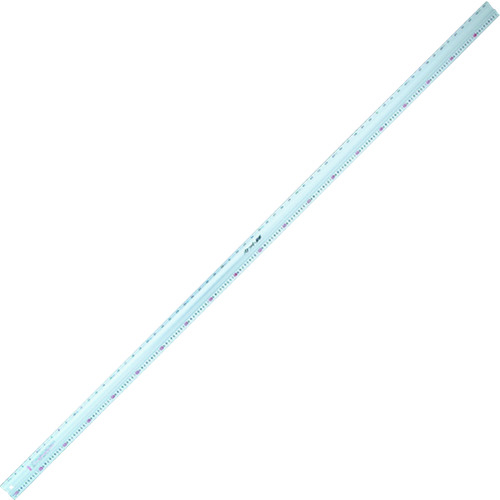 トラスコ中山 シンワ アルミカッター定規 カット師 2M(ご注文単位5本)【直送品】