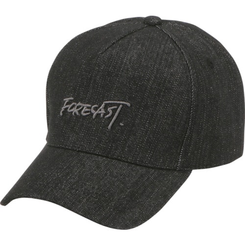 トラスコ中山 カジメイク 6514 デニムキャップ ブラック フリー(ご注文単位1個)【直送品】