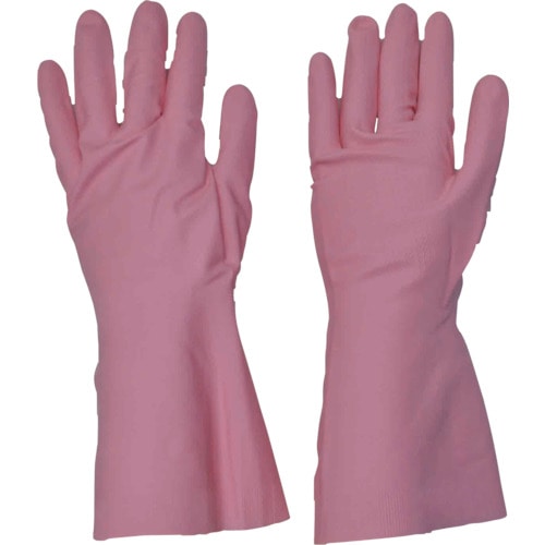 トラスコ中山 ダンロップ まとめ買い 天然ゴム中厚手SP-8 Mピンク 10双セット(ご注文単位1袋)【直送品】