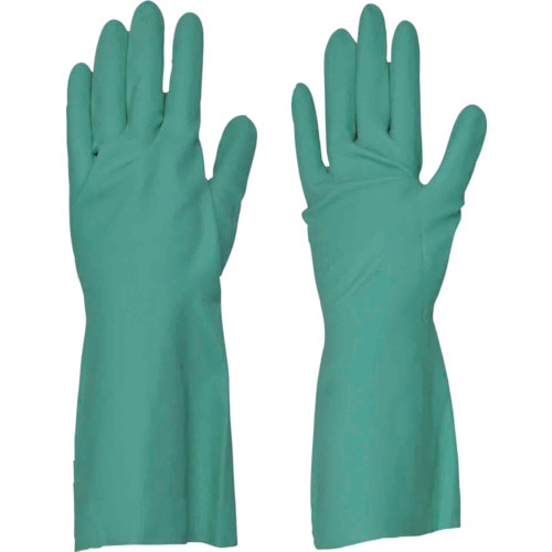 トラスコ中山 ダンロップ まとめ買い 天然ゴム中厚手SP-8 L グリーン 10双セット(ご注文単位1袋)【直送品】