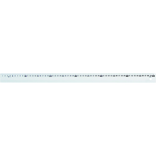 トラスコ中山 シンワ アルミ直尺_アル助_60cm_ホワイト(ご注文単位1本)【直送品】
