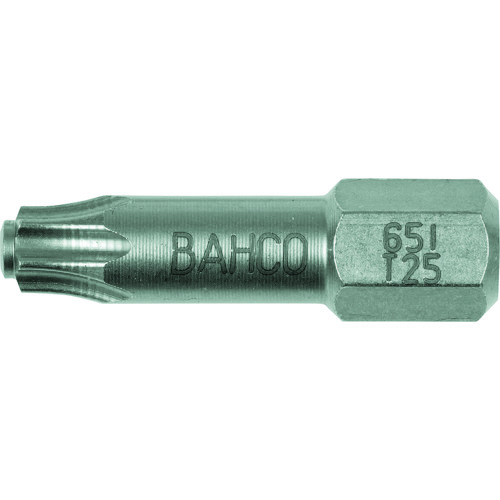 トラスコ中山 バーコ 片頭ドライバービット ステンレス製 2個入り T10 全長25mm（ご注文単位1パック）【直送品】