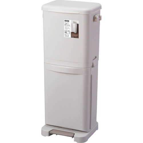 トラスコ中山 アスベル 分別ペダル2段40L(ご注文単位1個)【直送品】