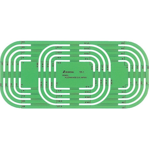 トラスコ中山 シンワ テンプレートTP-1（ご注文単位1個）【直送品】