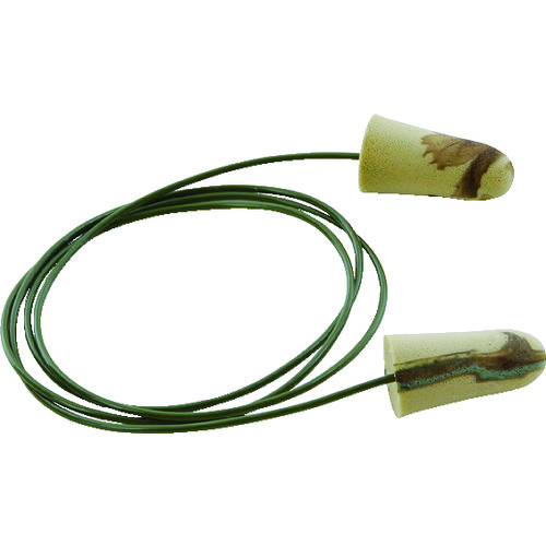 トラスコ中山 MOLDEX 使い捨て耳せん CAMO PLUGS 6609 コード付き(ご注文単位1組)【直送品】