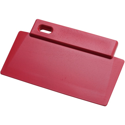 トラスコ中山 バーテック バーキンタ 3エッジスパチュラ 赤 BCST-3ER すくい部幅200mm(ご注文単位1本)【直送品】