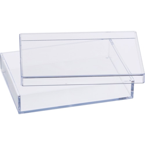 トラスコ中山 蝶プラ ポリスチレンケース デスコ BR-3A フタ付(ご注文単位1個)【直送品】