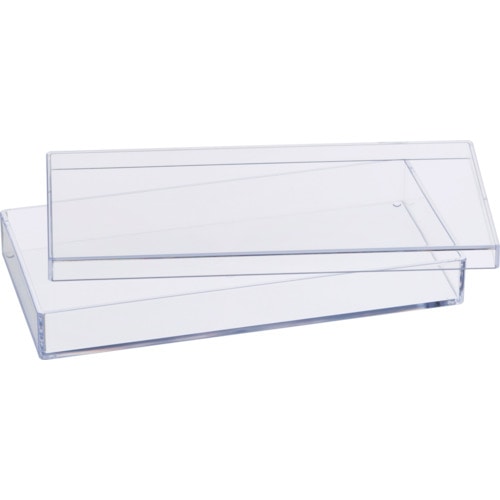 トラスコ中山 蝶プラ ポリスチレンケース デスコ BR-4A フタ付(ご注文単位1個)【直送品】