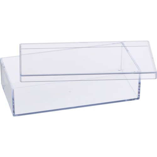 トラスコ中山 蝶プラ ポリスチレンケース デスコ BR-4F フタ付(ご注文単位1個)【直送品】