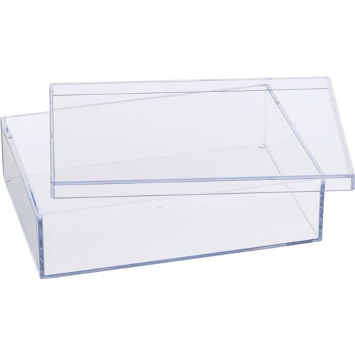 トラスコ中山 蝶プラ ポリスチレンケース デスコ BR-5F フタ付(ご注文単位1個)【直送品】