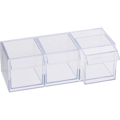 トラスコ中山 蝶プラ ポリスチレンケース デスコP3(ご注文単位1個)【直送品】