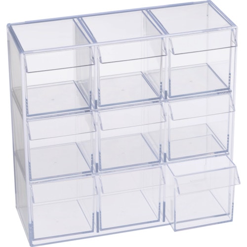 トラスコ中山 蝶プラ ポリスチレンケース デスコP9(ご注文単位1個)【直送品】