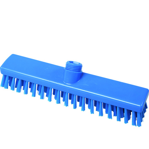 トラスコ中山 バーテック バーキュートプラス デッキブラシ ヘッド 青 BCP-DB HACCAP対応 幅280mm(ご注文単位1本)【直送品】