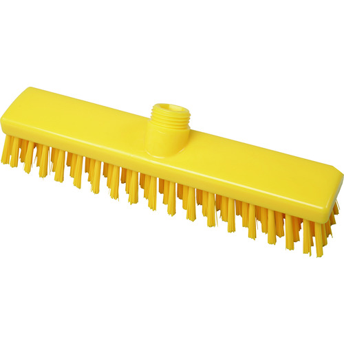 トラスコ中山 バーテック バーキュートプラス デッキブラシ ヘッド 黄 BCP-DY HACCAP対応 幅280mm(ご注文単位1本)【直送品】