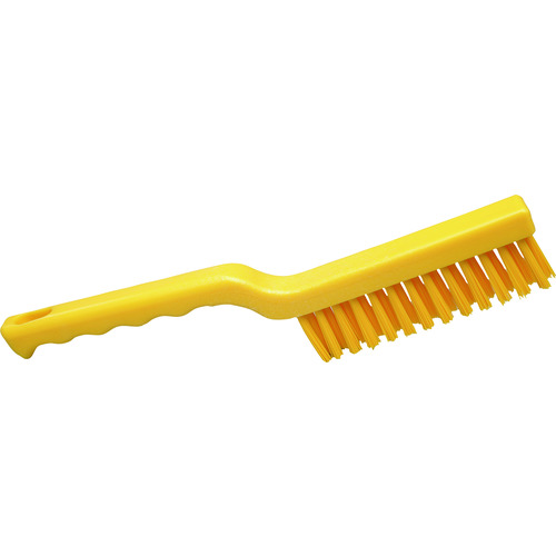 トラスコ中山 バーテック バーキュートプラス メンテナンスブラシ 黄 BCP-MBY HACCAP対応 275×20×厚さ30mm(ご注文単位1本)【直送品】