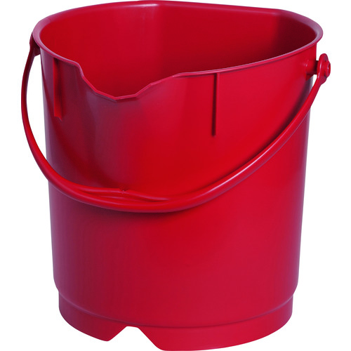 トラスコ中山 バーテック バーキュートプラス カラーバケツ 9L 赤 BCP-CB9R(ご注文単位1個)【直送品】