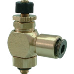 トラスコ中山 チヨダ フジスピードコントローラα(金属)メーターイン6mm・M5×0.8(ご注文単位1個)【直送品】