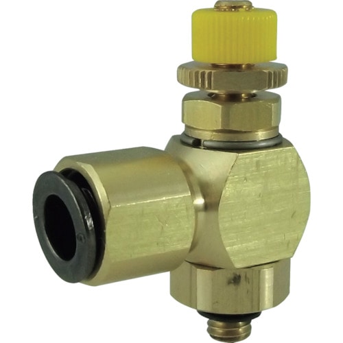 トラスコ中山 チヨダ フジスピードコントローラα(金属)メーターアウト6mm・M5×0.8(ご注文単位1個)【直送品】