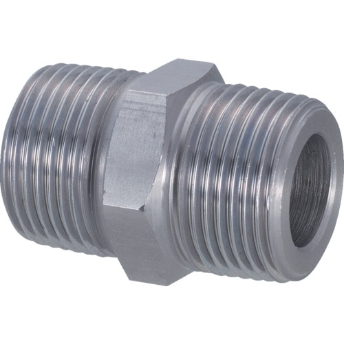 トラスコ中山 フジトク 6角ニップル 10A 炭素鋼(ご注文単位1個)【直送品】