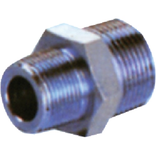 トラスコ中山 フジトク 径違い6角ニップル 異径 20A×10A 炭素鋼(ご注文単位1個)【直送品】