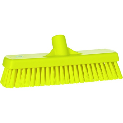 トラスコ中山 Vikan デッキブラシ 7060 イエロー HACCP対応 ハードタイプ(ご注文単位1個)【直送品】