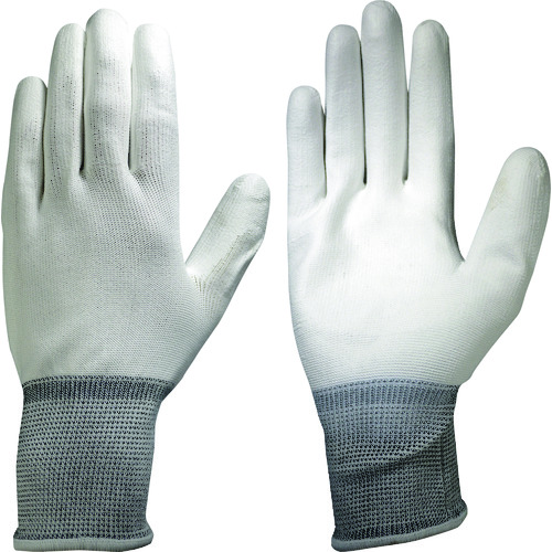 トラスコ中山 富士グローブ ウレタン背抜き手袋 ウレタンコート 10双組 BD-405 L(ご注文単位1組)【直送品】