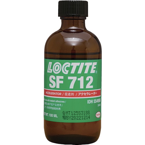 トラスコ中山 ロックタイト 硬化促進剤 SF712(TAKPAKアクセラレーター) 100ml(ご注文単位1本)【直送品】