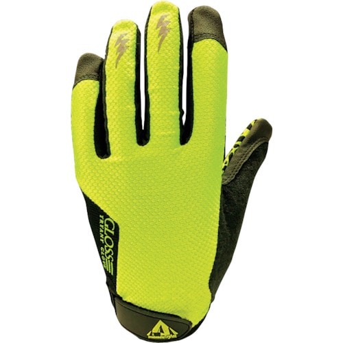 トラスコ中山 TryAnt 人工皮革手袋 715 SHORT GLOSS PU ライトイエロー LL(ご注文単位1組)【直送品】