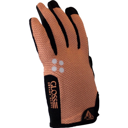 トラスコ中山 TryAnt 人工皮革手袋 716 3D GLOSS PU シャンパンゴールド S(ご注文単位1組)【直送品】