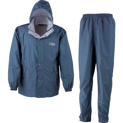 トラスコ中山 カジメイク エントラントレインスーツ2 サックス 4L(ご注文単位1着)【直送品】