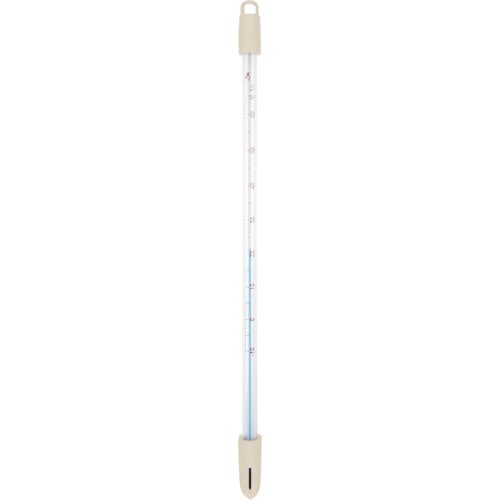 トラスコ中山 シンワ 棒状温度計 H-7C 青液 -10~65℃ 30cm ケース付(ご注文単位1本)【直送品】