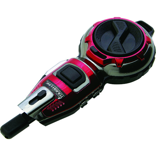 トラスコ中山 シンワ ハンディ墨つぼProPlus自動巻タフライン_メタルレッド(ご注文単位1個)【直送品】