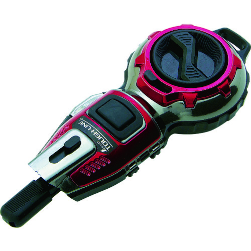 トラスコ中山 シンワ ハンディ墨つぼJr.Plus自動巻タフライン_メタルレッド(ご注文単位1個)【直送品】