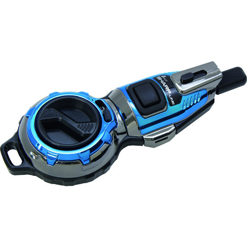 トラスコ中山 シンワ ハンディ墨つぼ Jr. Plus 自動巻 シャープライン メタルブルー 15m(ご注文単位1個)【直送品】