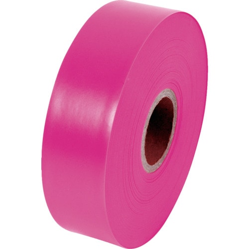 トラスコ中山 シンワ マーキングテープ 30mm×100m 蛍光ピンク(ご注文単位1個)【直送品】