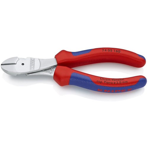 トラスコ中山 KNIPEX 7405-160 強力型ニッパー160mm(ご注文単位1個)【直送品】