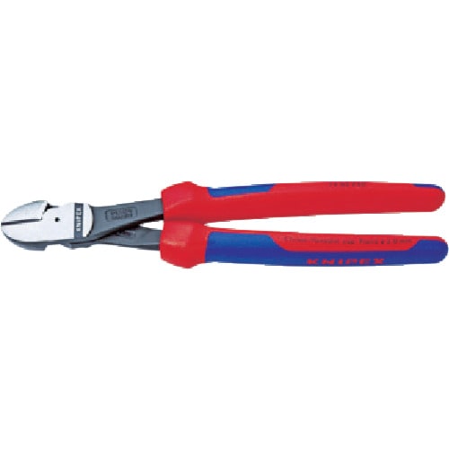 トラスコ中山 KNIPEX 7405-200 強力型ニッパー200mm(ご注文単位1個)【直送品】