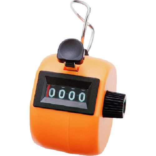 トラスコ中山 シンワ 数取器Cイエロー(ご注文単位1個)【直送品】