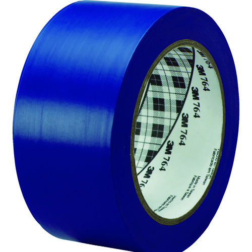 トラスコ中山 3M ラインテープ 764 青 50.8mm×32.9m（ご注文単位1巻）【直送品】