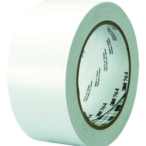 トラスコ中山 3M ラインテープ 764 白 50.8mm×32.9m（ご注文単位1巻）【直送品】