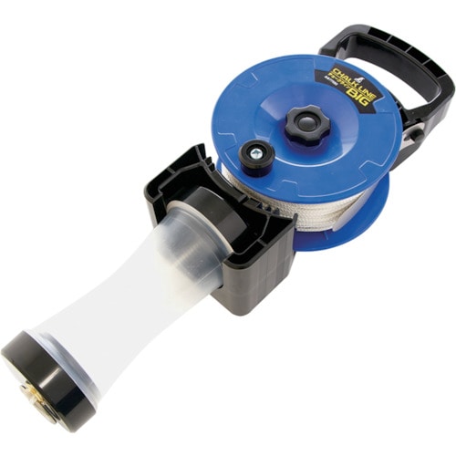 トラスコ中山 シンワ チョークラインBIG手巻_極太糸_アザーブルー(ご注文単位1台)【直送品】