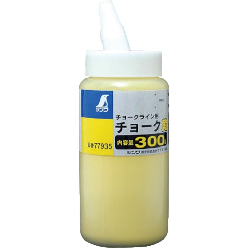 トラスコ中山 シンワ チョーク粉黄(ご注文単位1本)【直送品】